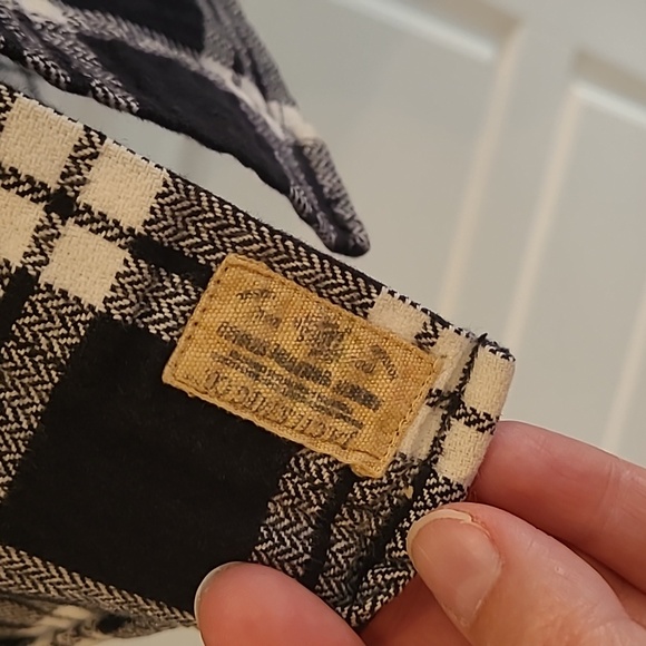 Jachs XL cotton plaid button up. Black and white. - Picture 3 of 8